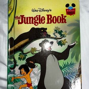 Vintage 1993 Disney Jungle Book Wonderful World of Reading Kids Book HC Classic
